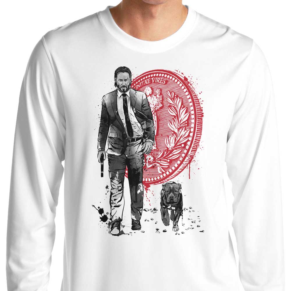 Long Sleeve 'Lone Hitman and Cub' T-Shirt Inspired by Dr. Monekers
