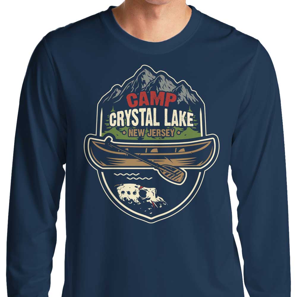 Long Sleeve T-Shirt Inspired by Crystal Lake, New Jersey