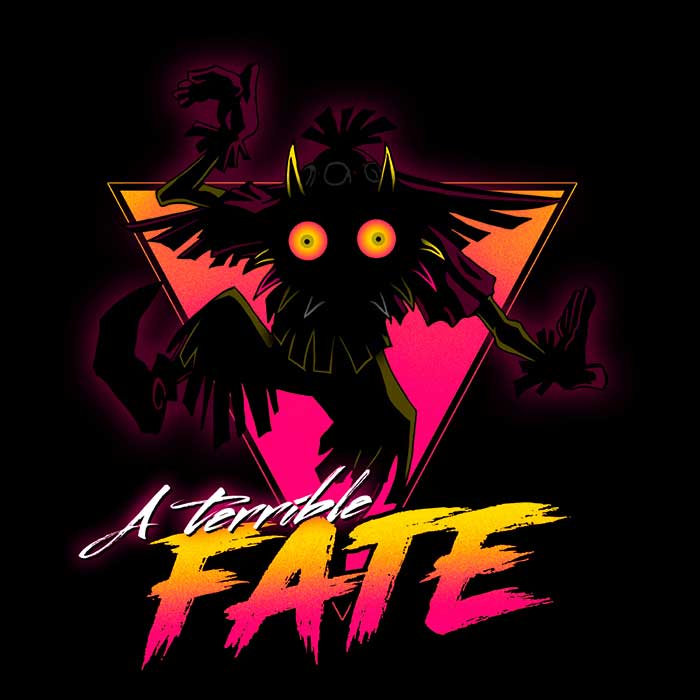 Retro-Style Terrible Fate Design Long Sleeve T-Shirt for Fashion Enthusiasts
