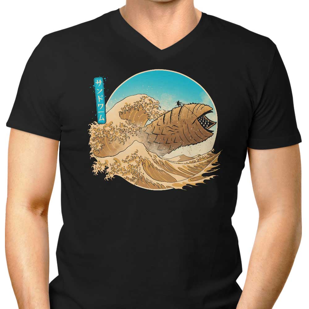 Magnificent Wave Off Arrakis Men's V-Neck T-Shirt