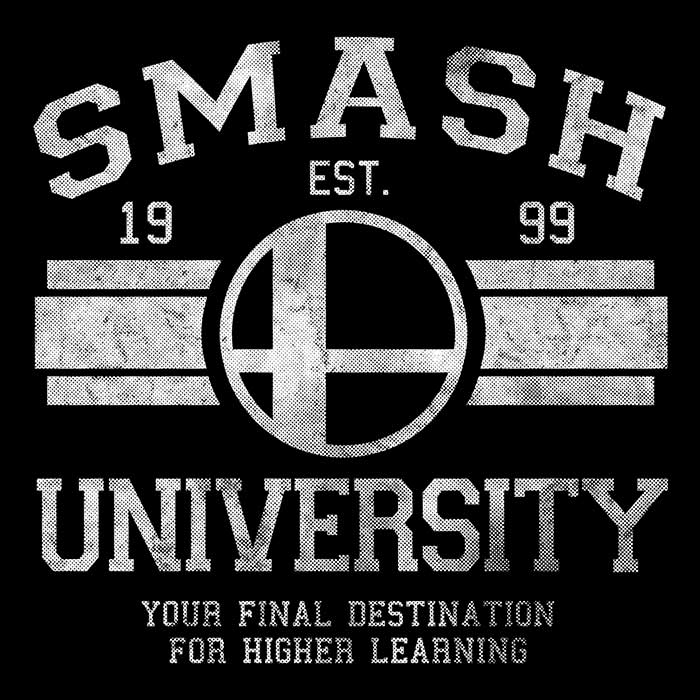 Smash University Branded Long Sleeve Crewneck T-Shirt for Casual Wear