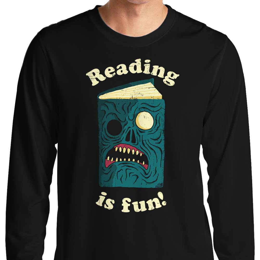 DinoMike's Enjoyable Reading Long Sleeve T - Shirt