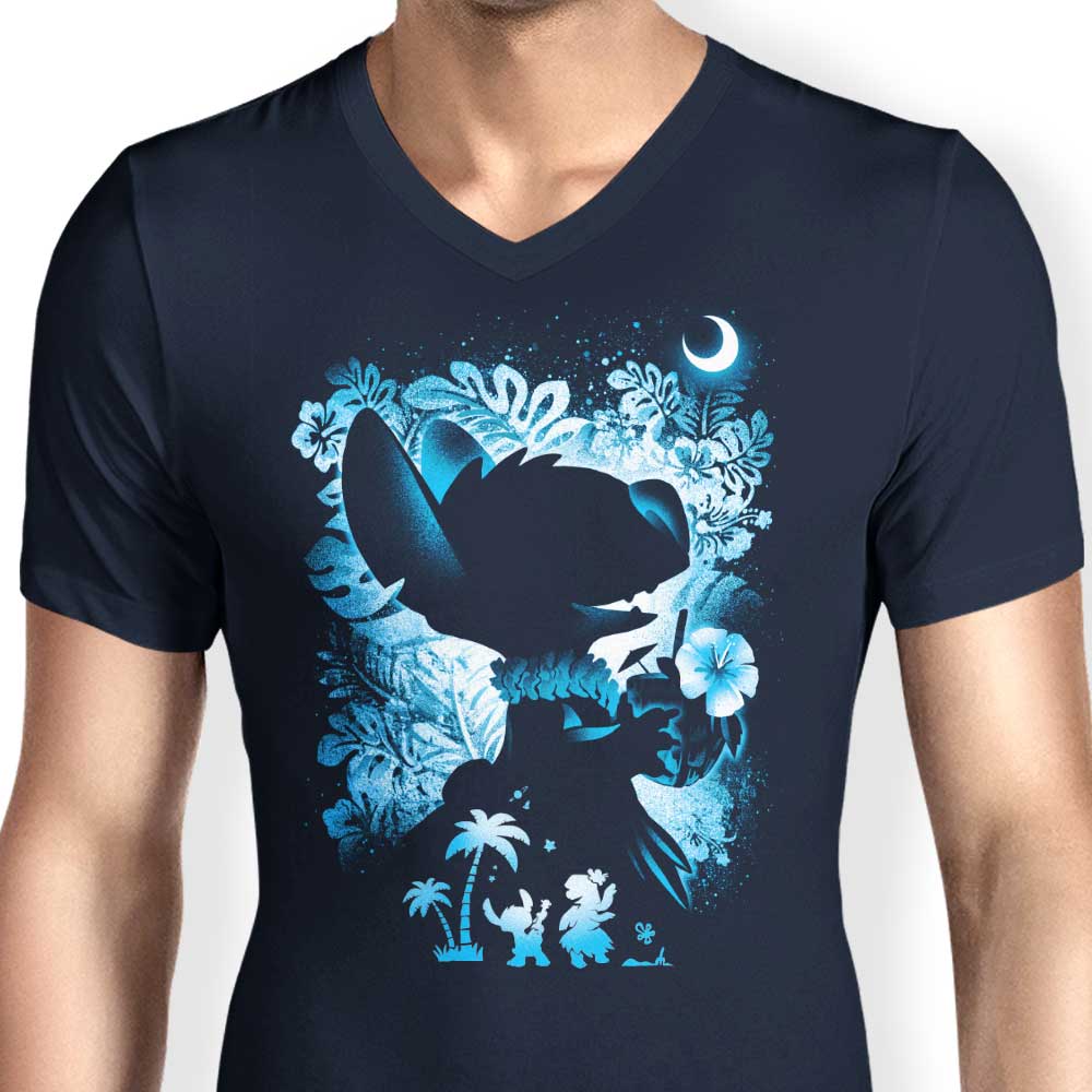 Aloha Summer-themed Men's V-Neck T-shirt