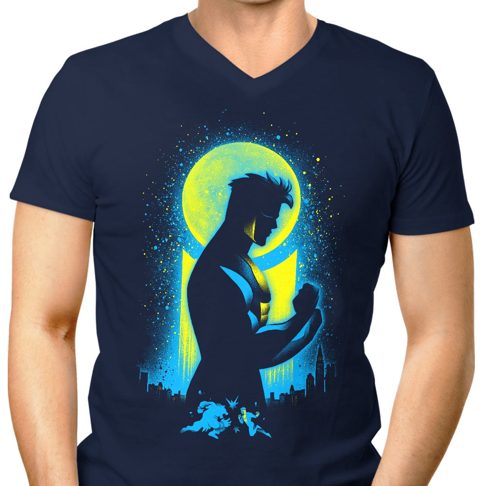 Alemaglia's Unbeatable Men's V-Neck Shirt