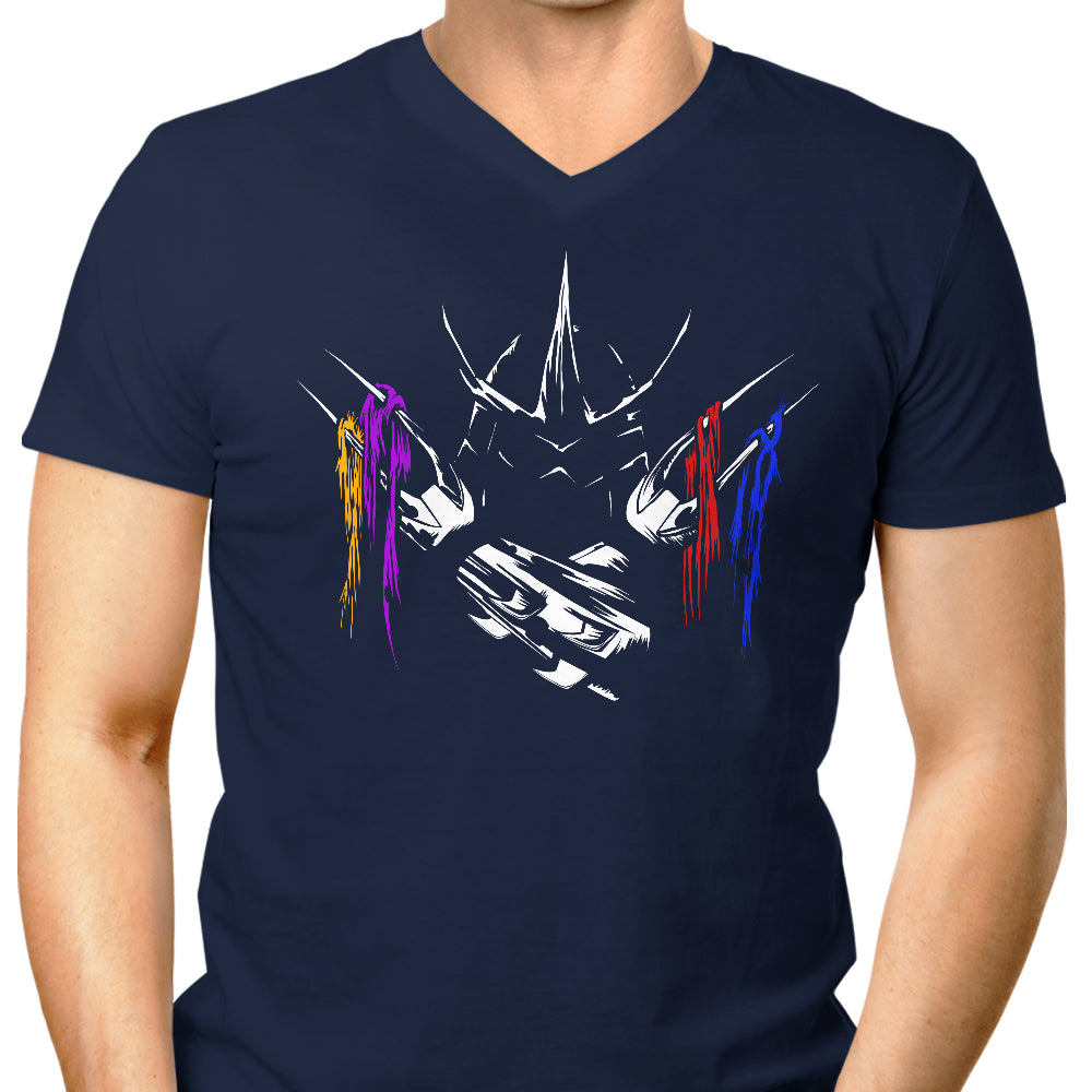 Men's Armored and Fierce V-Neck T-Shirt - Armored Savagery