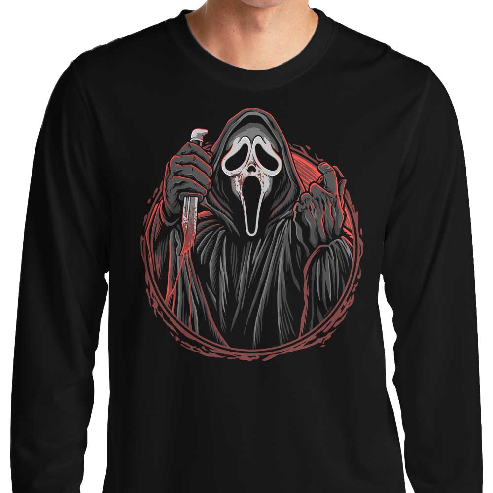 Svthyp's Stylish Long Sleeve 'Into Woodsboro' T-Shirt
