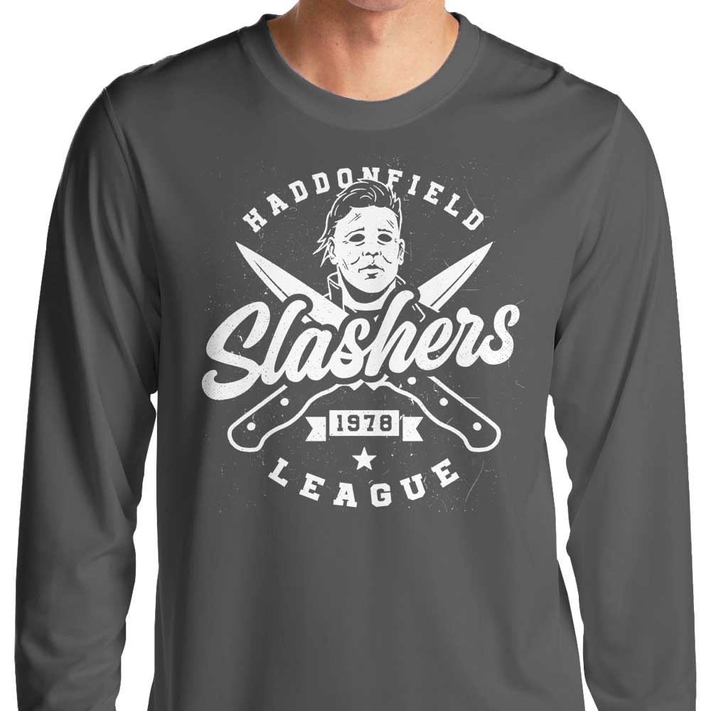 Haddonfield Slashers Long Sleeve Cotton T-Shirt for Casual Wear