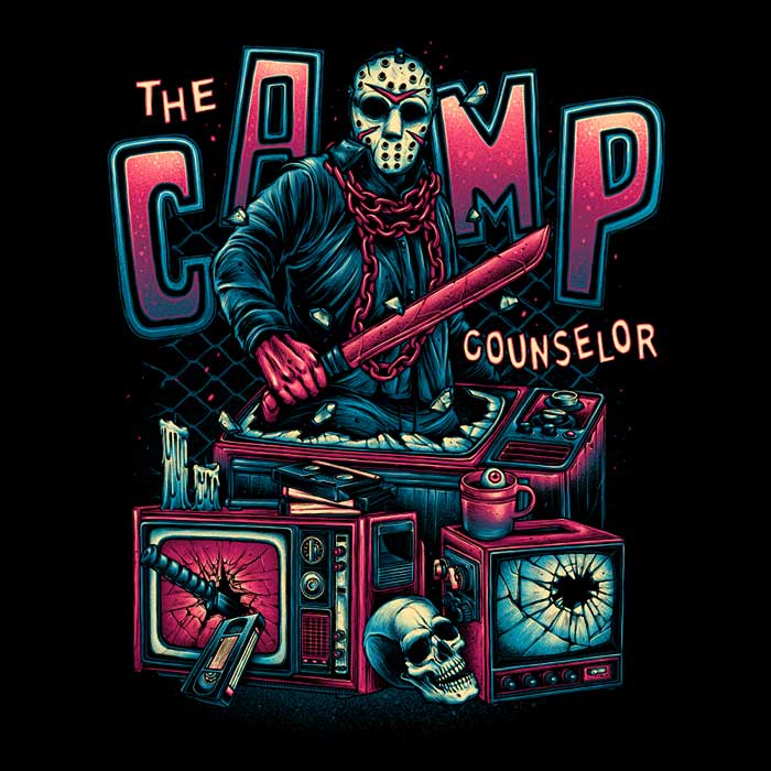 Long Sleeve The Camp Counselor T - Shirt for Comfortable Wear