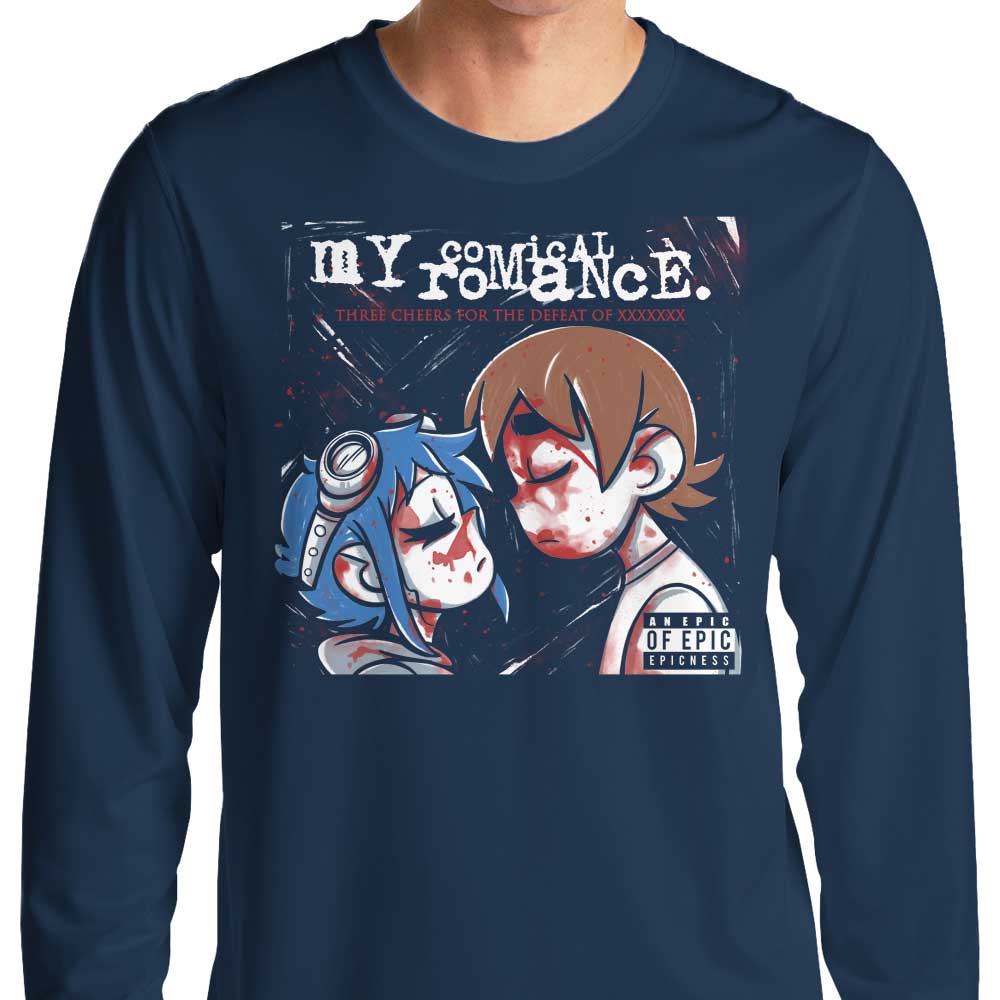 Funny Love - Long Sleeve Crewneck T-Shirt in S to 4XL Sizes