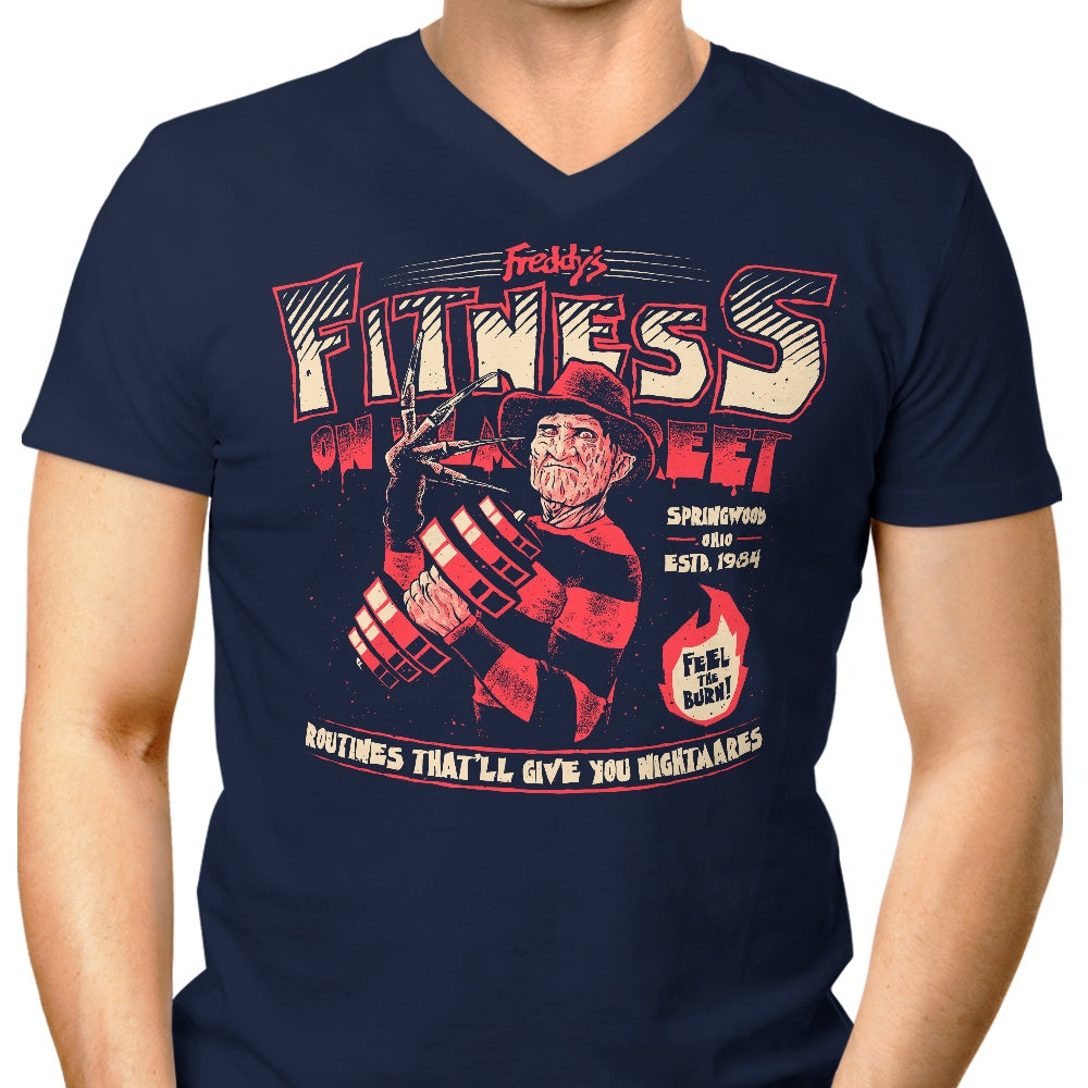 Men's V-Neck Fitness T-Shirt from Freddy's
