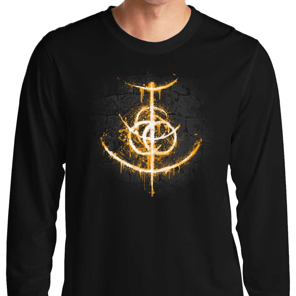Elegant Tarnished Glow Long-Sleeved T-Shirt for Stylish Look