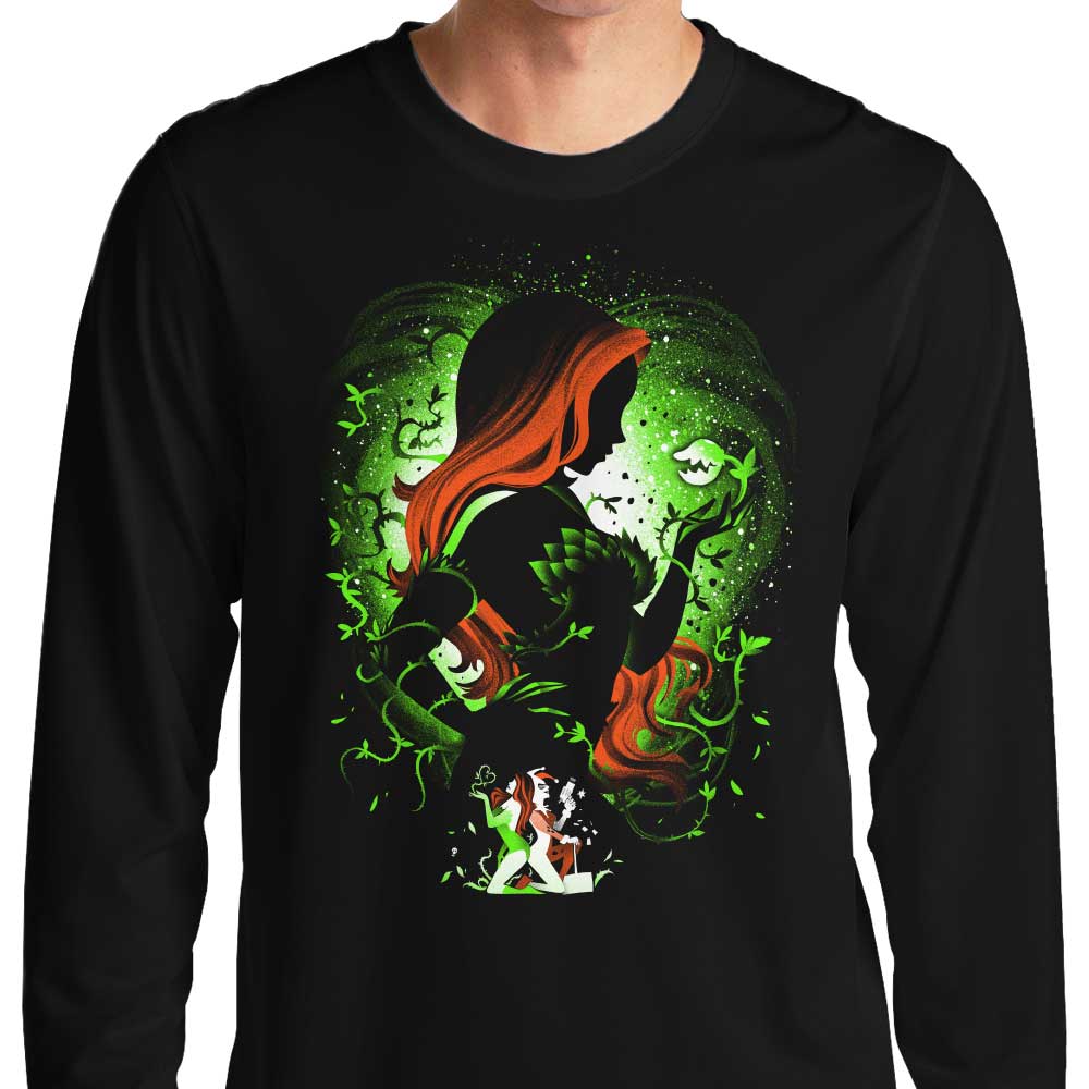 Alemaglia Poison Green Long Sleeve Crewneck T-Shirt - Comfortable Cotton Blend