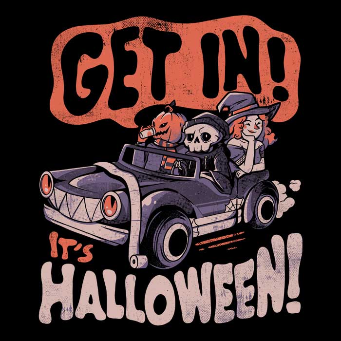 Edu.ely's Halloween-themed Long Sleeve Crewneck T-Shirt, S - 4XL Sizes