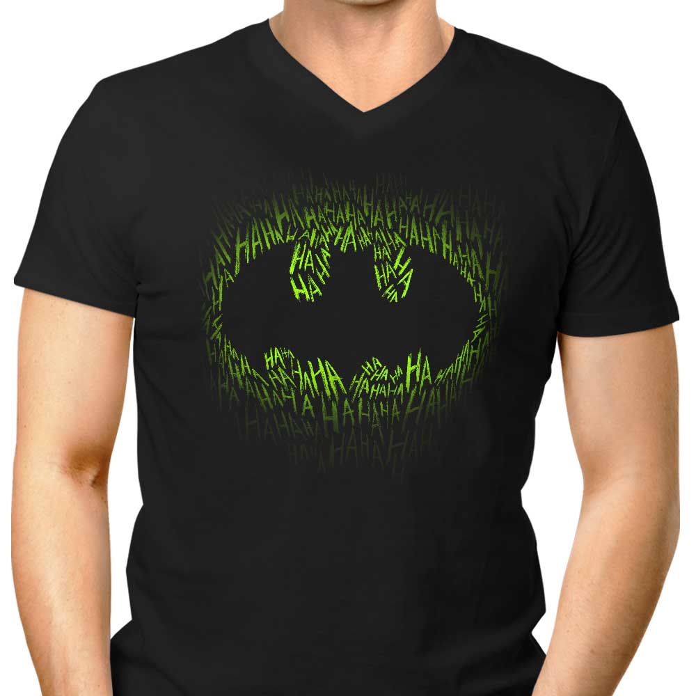 Bat Joke Design - Men's Stylish V-Neck Apparel