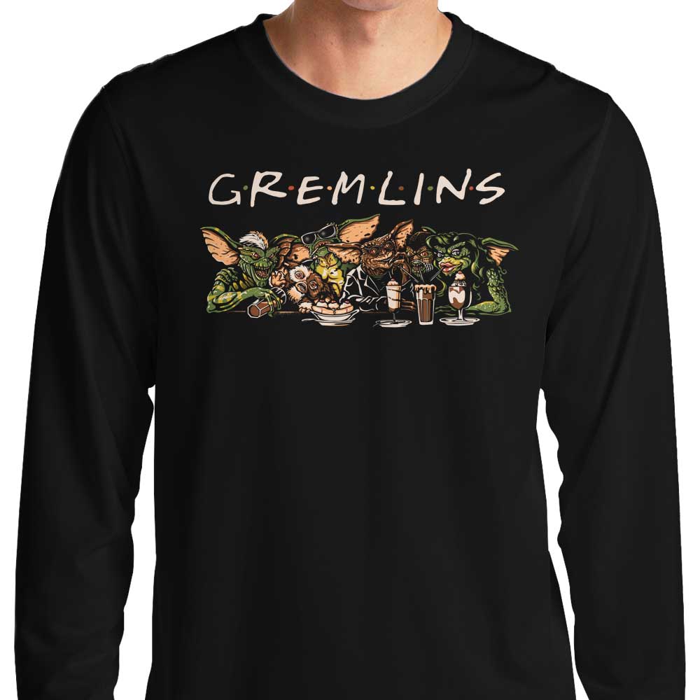 GoodIdeaRyan's Gremlins Themed Long Sleeve Crewneck T - Shirt
