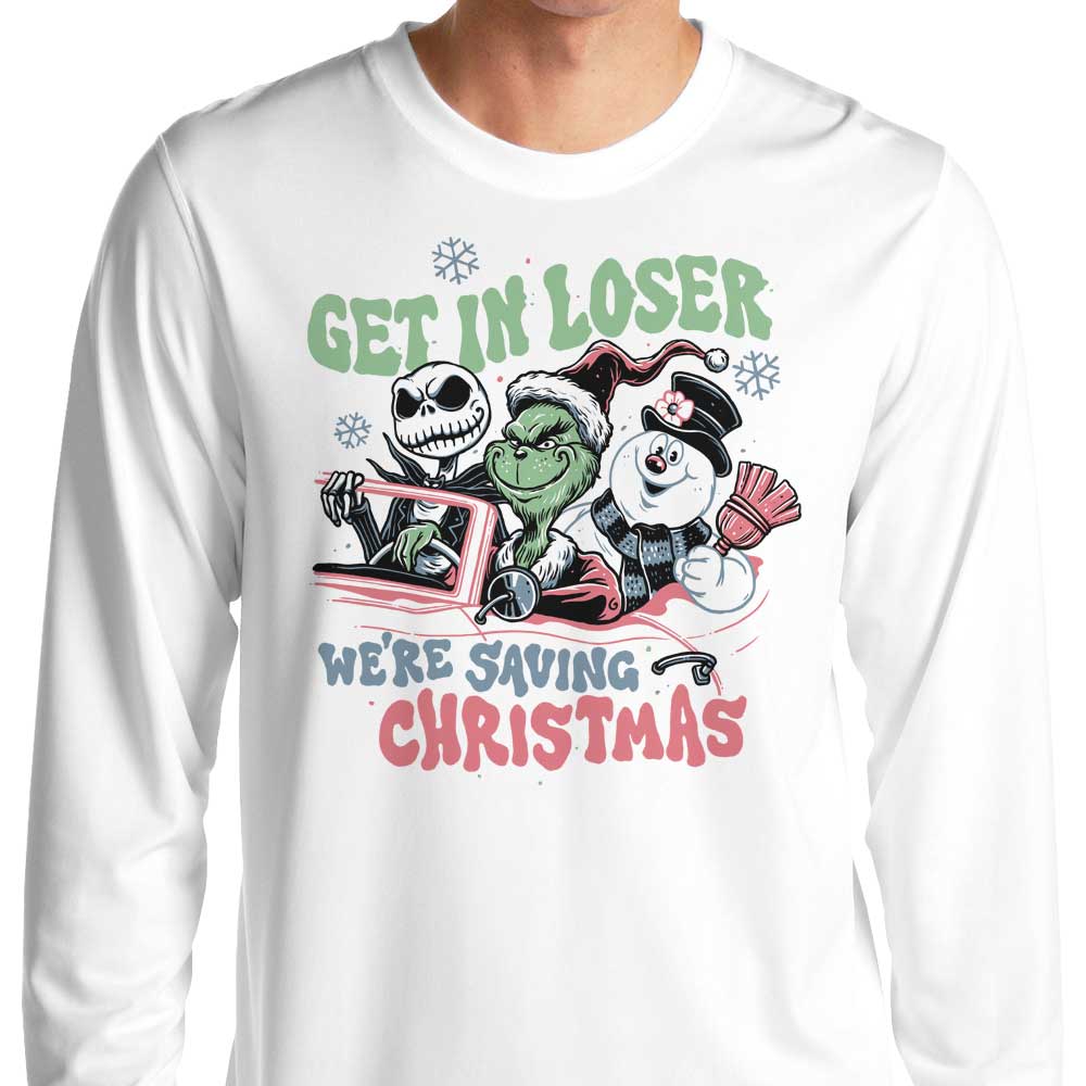 Momma Gorilla's Christmas Losers Long Sleeve Crewneck T - Shirt for All Sizes