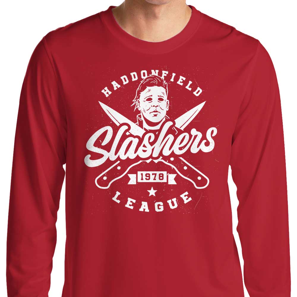 Haddonfield Slashers Long Sleeve Cotton T-Shirt for Casual Wear