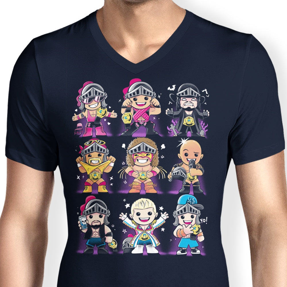 Alemaglia's OUAT Icons Men's Stylish V-Neck