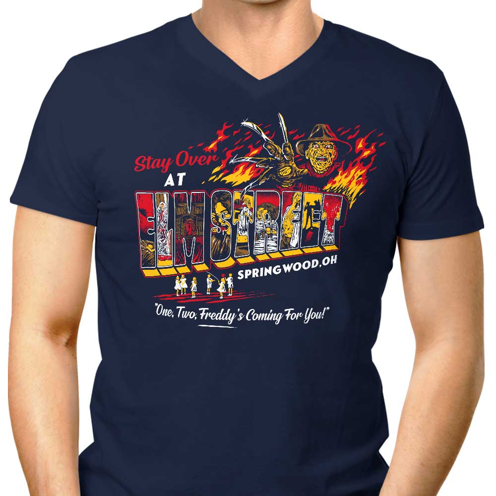 Explore Springwood - Men's Stylish V-Neck Top