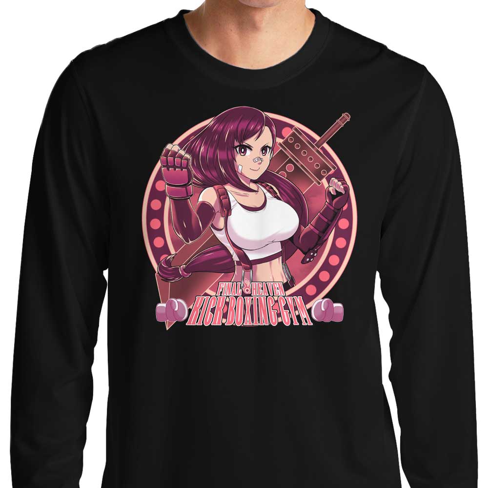 Final Heaven Kick Boxing High - Quality Long Sleeve Crewneck T - Shirt for Sports Enthusiasts