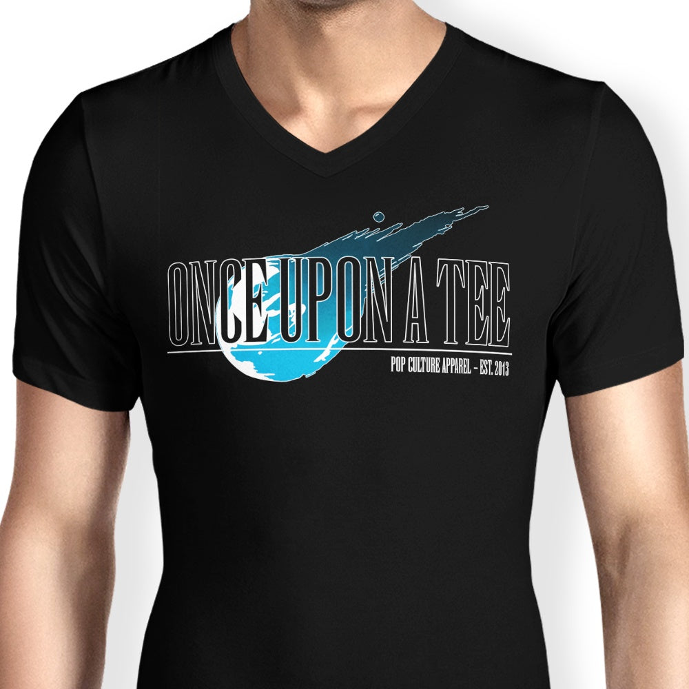 Men's Fashionable V-Neck T-Shirt by Materia OUAT