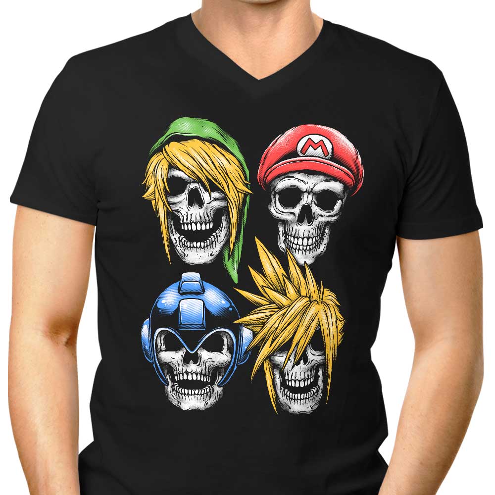 Unstoppable Gaming Spirit - Men's Stylish V-Neck T-Shirt
