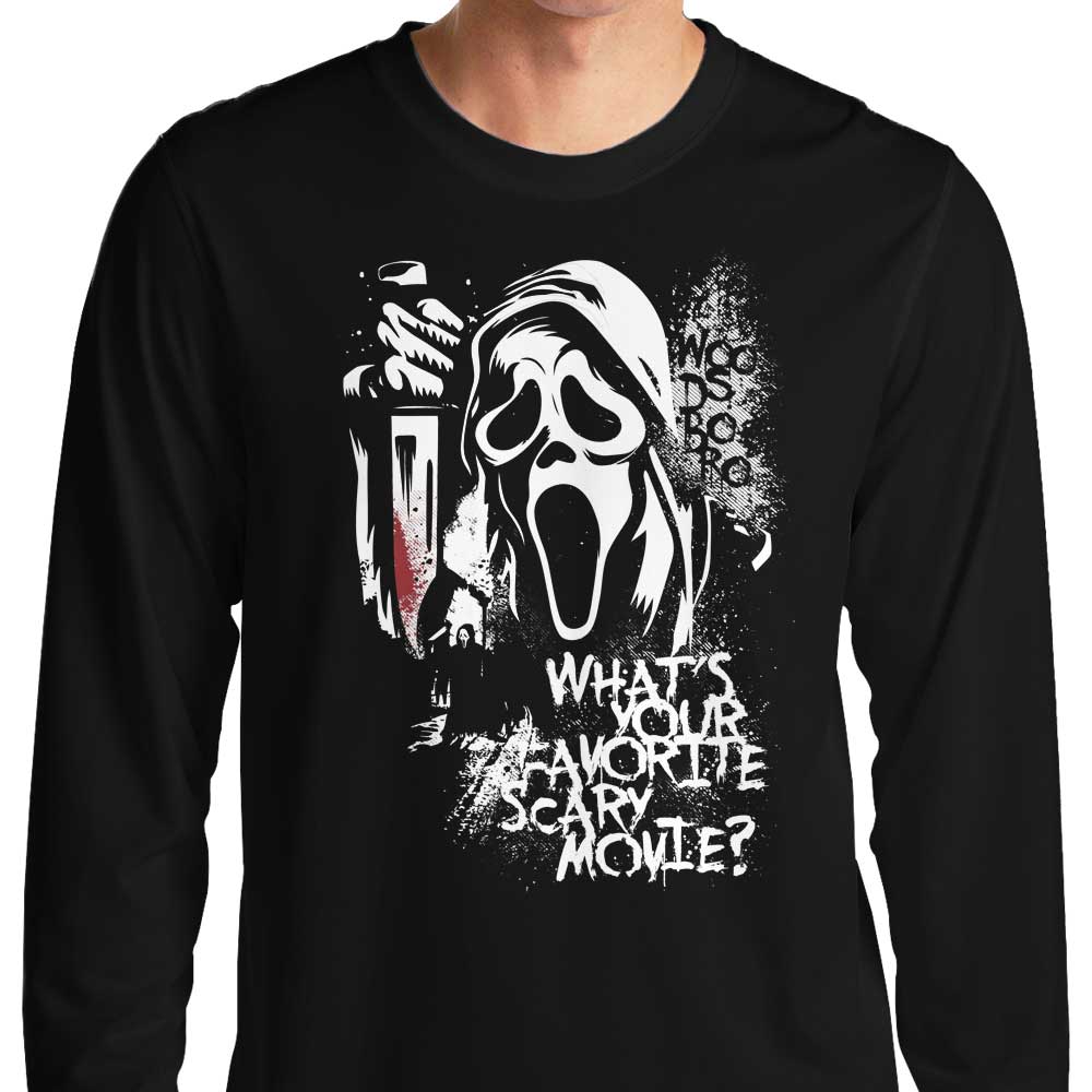 Spooky Long Sleeve T-Shirt Inspired by Your Favorite Scary Movie