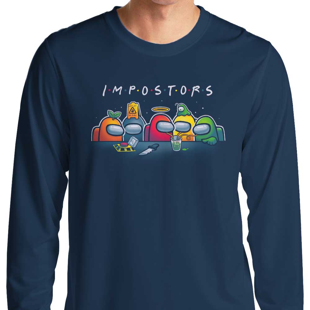 BlancaVidal Impostors Long - Sleeve Comfortable Crewneck T - Shirt