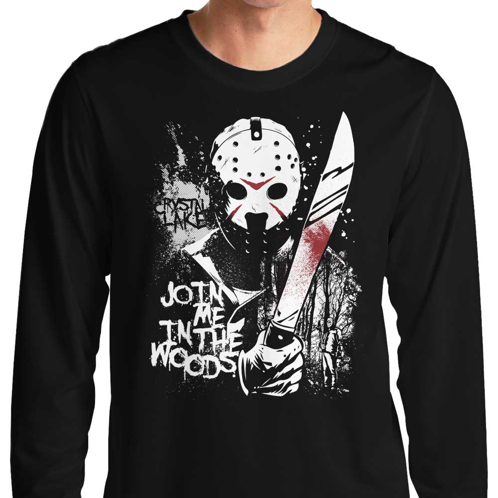Arinesart's 'Join Me in the Woods' Long - Sleeve Comfort T - Shirt