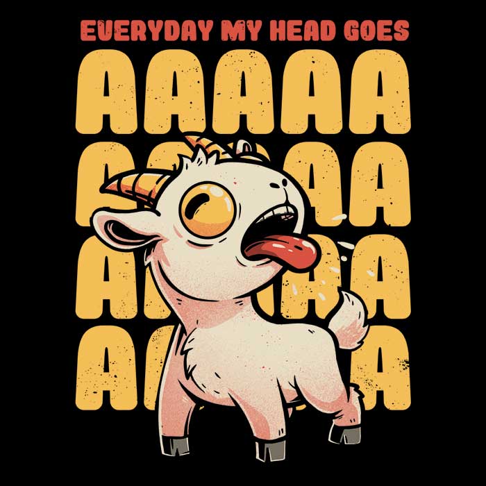 Edu.ely's My Head Goes Long Sleeve Comfortable T - Shirt