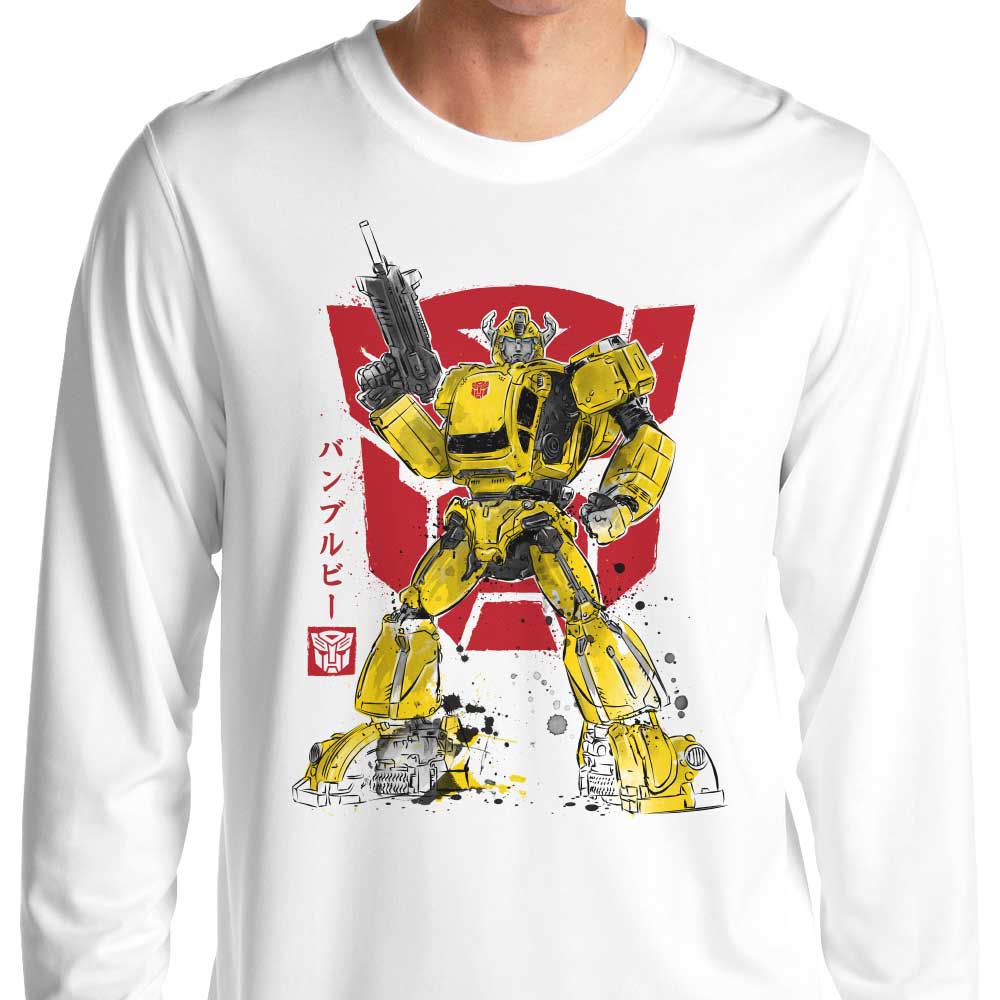 Dr. Monekers' Bumble Sumi-e Design Long Sleeve Casual T-Shirt