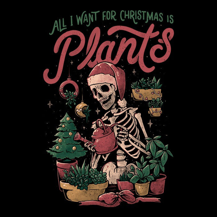 Stylish Christmas Plants Long - Sleeve T - Shirt for Festive Season
