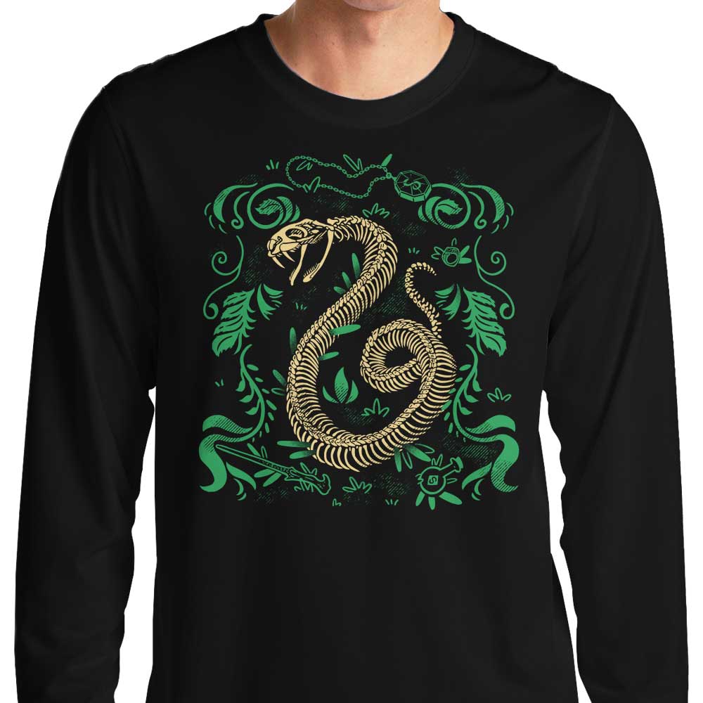 Fitas Artwork Snake Fossil Design Long Sleeve T - Shirt