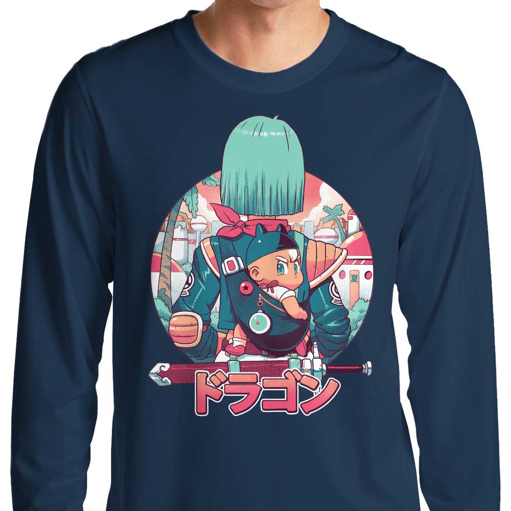 Bruno Mota's Summer Dragon Long Sleeve Crewneck T - Shirt for Men and Women