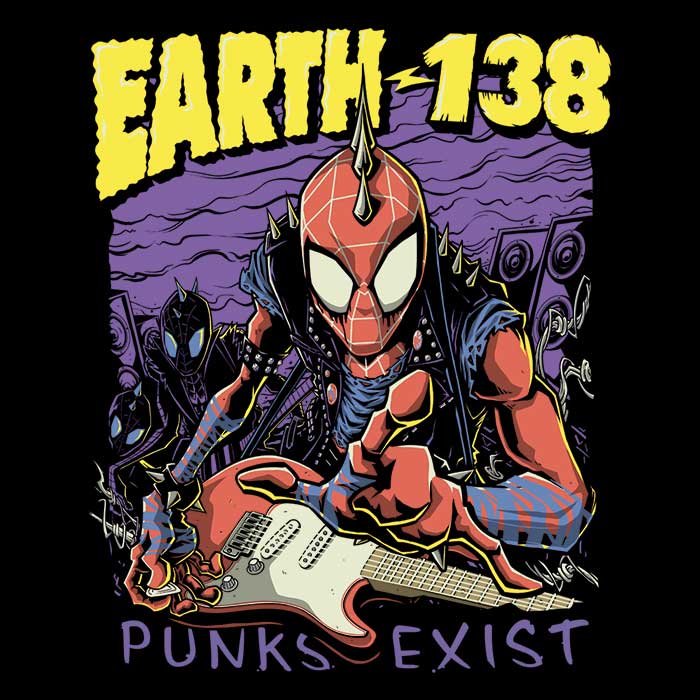 Unique Punks Exist Design - Long Sleeve Cotton Blend T-Shirt for Men and Women