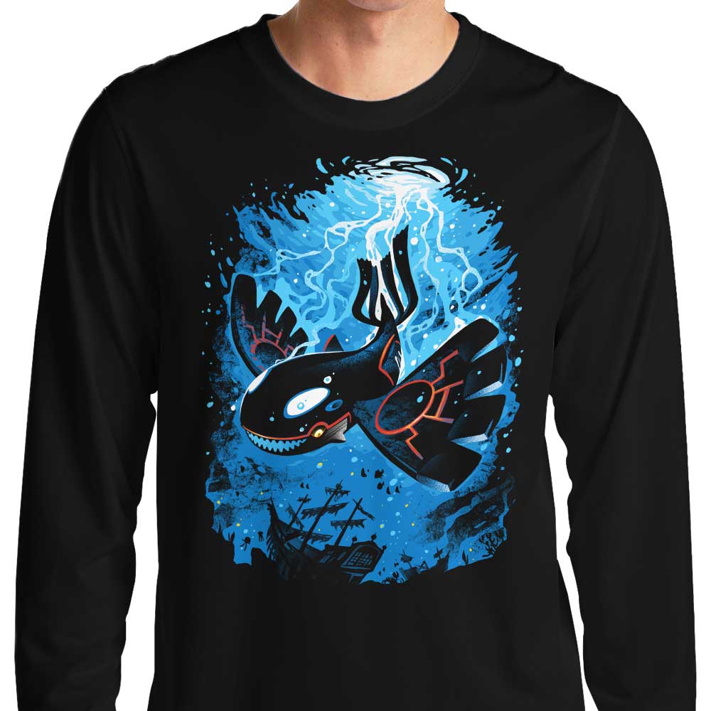 Alemaglia's Ocean Cataclysm Long Sleeve Stylish T-Shirt