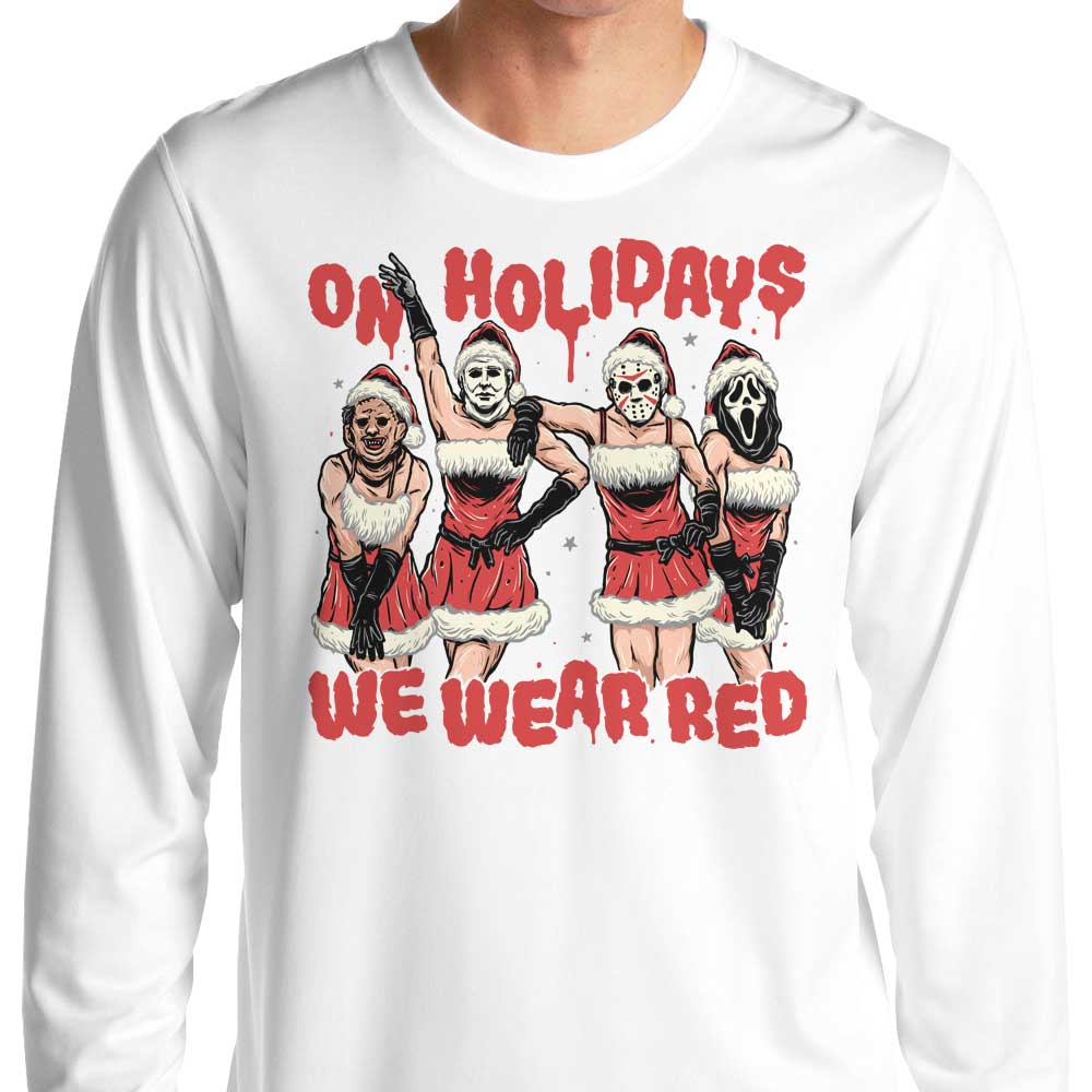Momma Gorilla's Stylish Long Sleeve Red T-Shirt