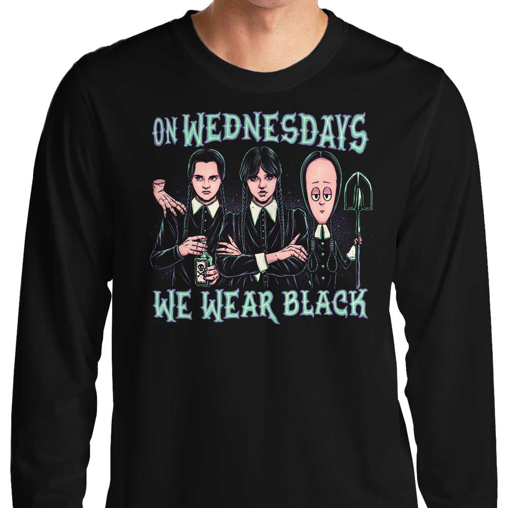 Wednesday Club Men's and Women's Long Sleeve T-Shirt Casual Wear