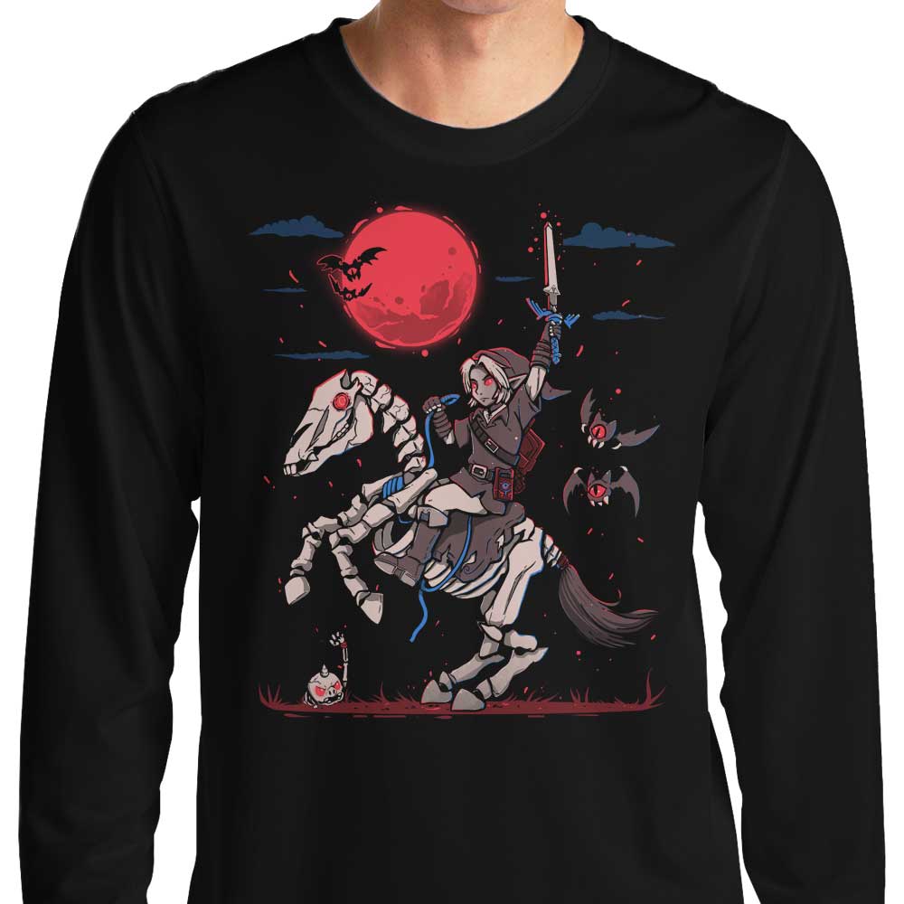 TechraNova's Mysterious Blood Moon Rises Long - Sleeve T - Shirt