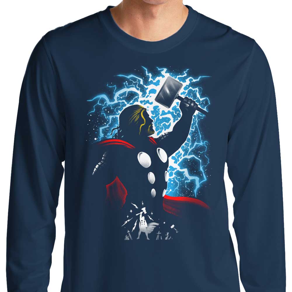 Long Sleeve T-Shirt Inspired by the God of Thunder