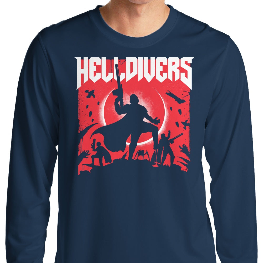 Dispense Peace Rocketman Brand Long Sleeve Cotton T-Shirt for Everyday Wear