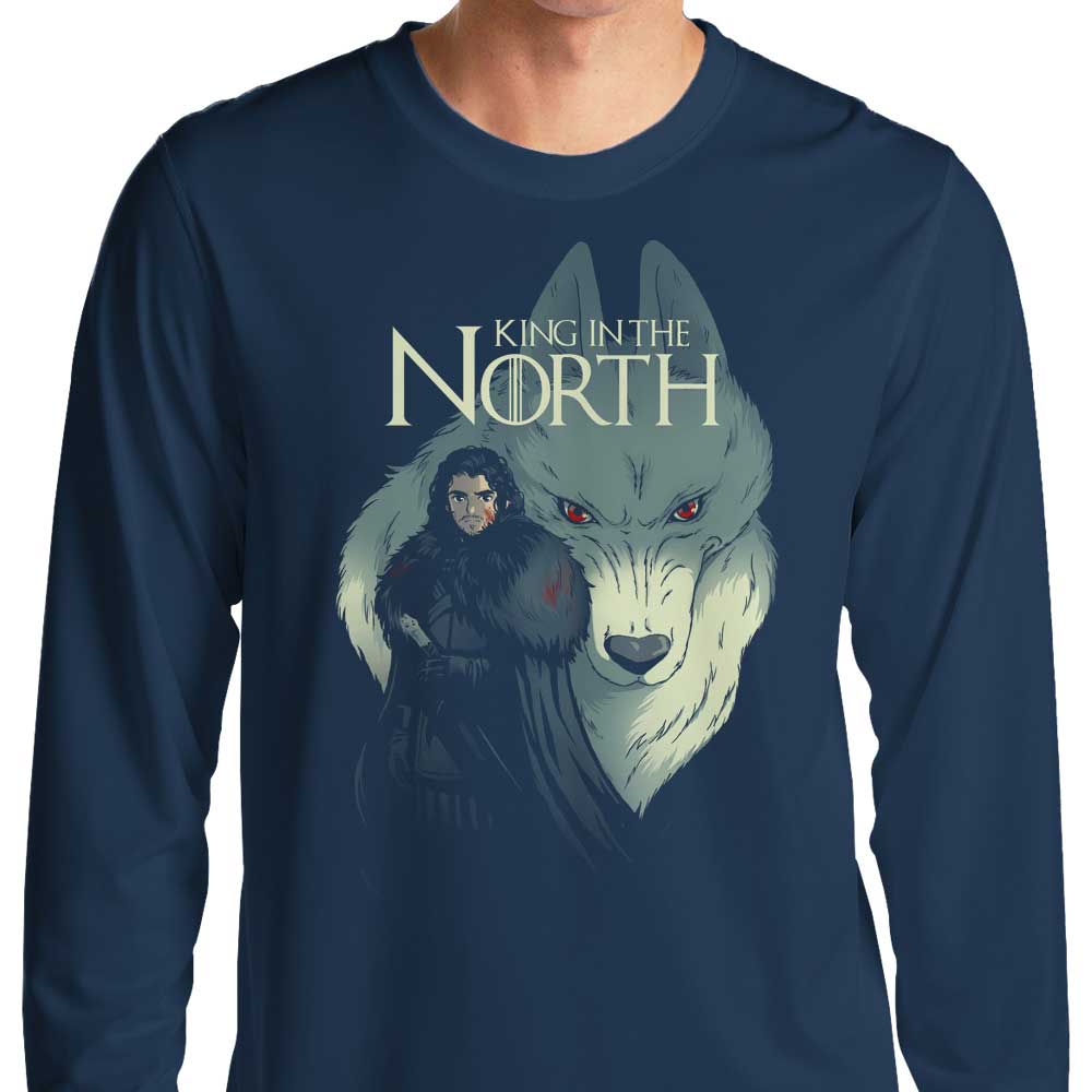 BlancaVidal Wolf King Long Sleeve Comfortable T-Shirt in S to 4XL