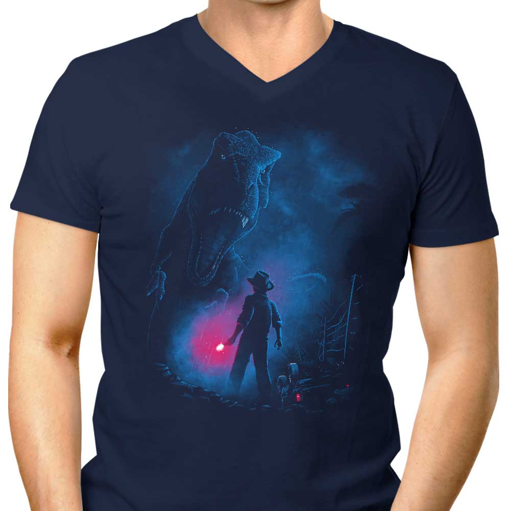 Men's Fashionable V-Neck T-Shirt - The Breakout