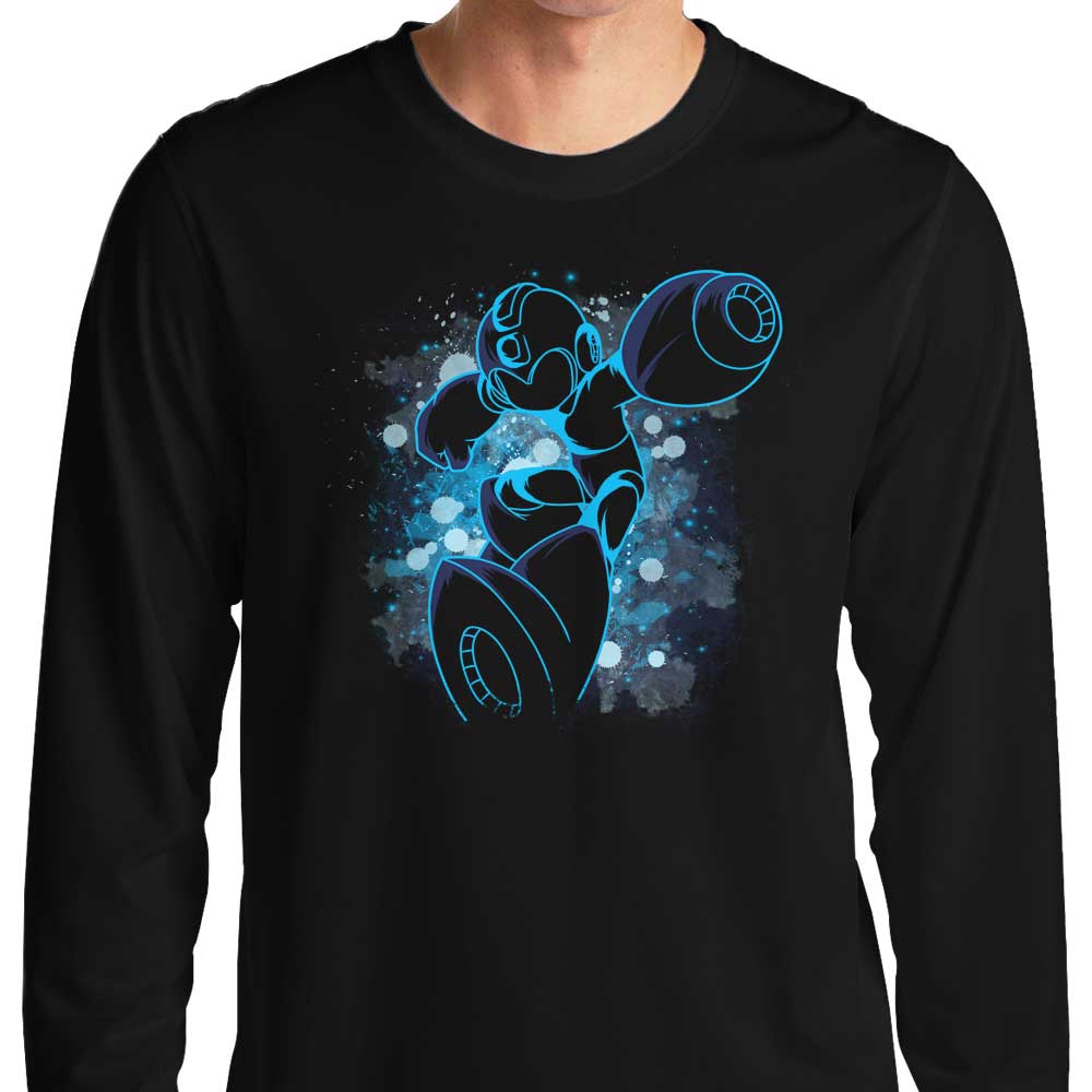 Soulkr's Inked Mega Long-Sleeved Crewneck T-Shirt in S - 4XL Sizes