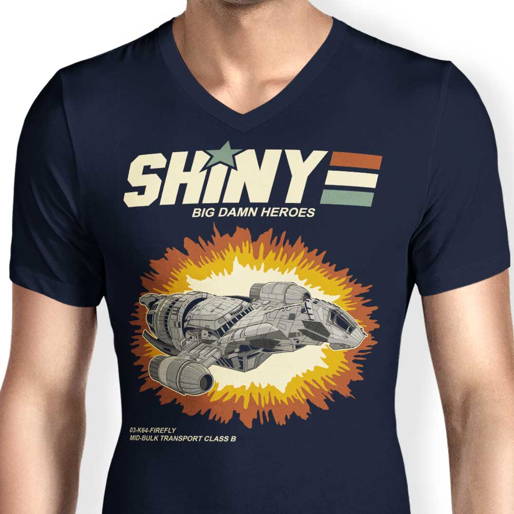 Gleaming Heroes - Men's Stylish V-Neck