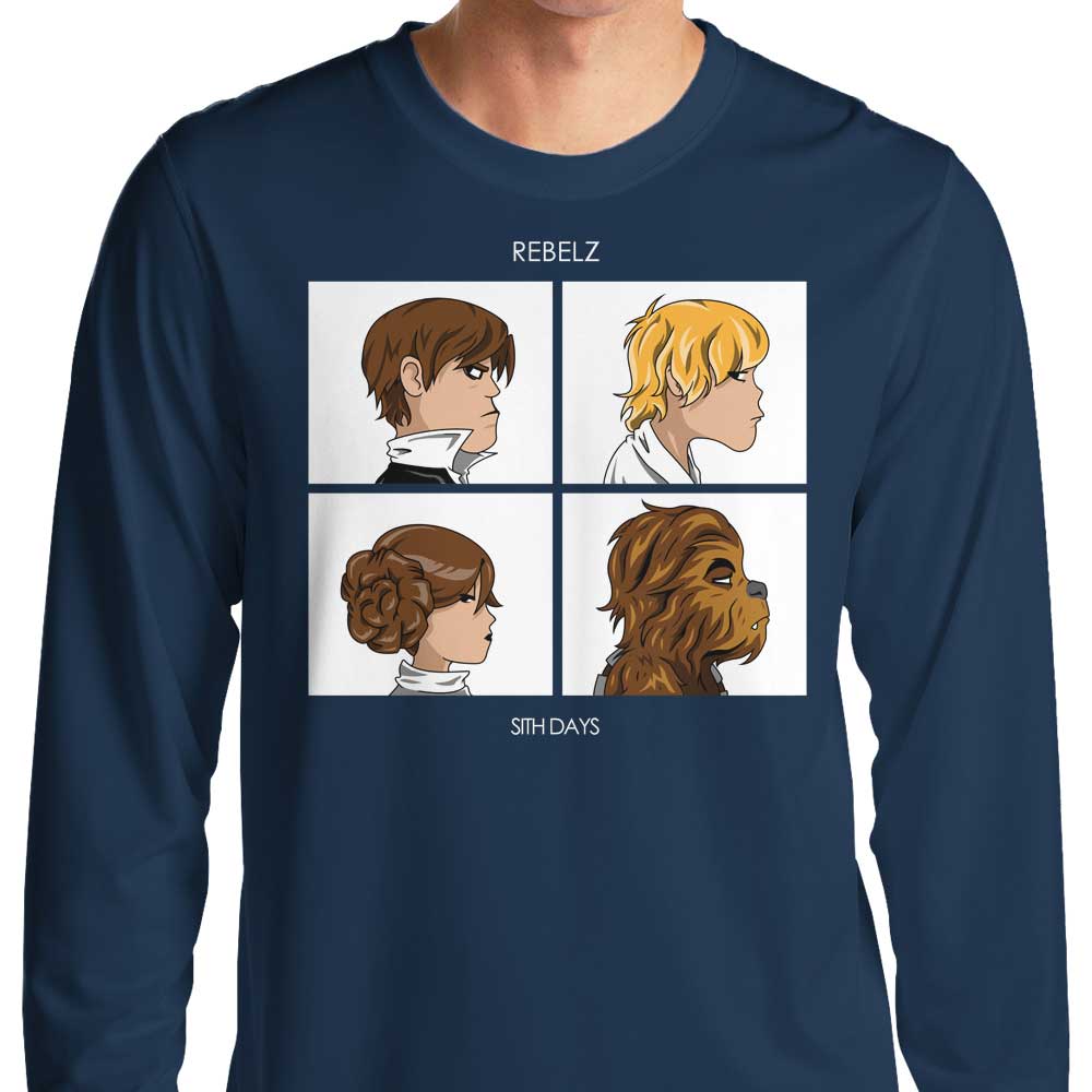 Sith Days Men's Long Sleeve Crewneck T-Shirt for Stylish Wear