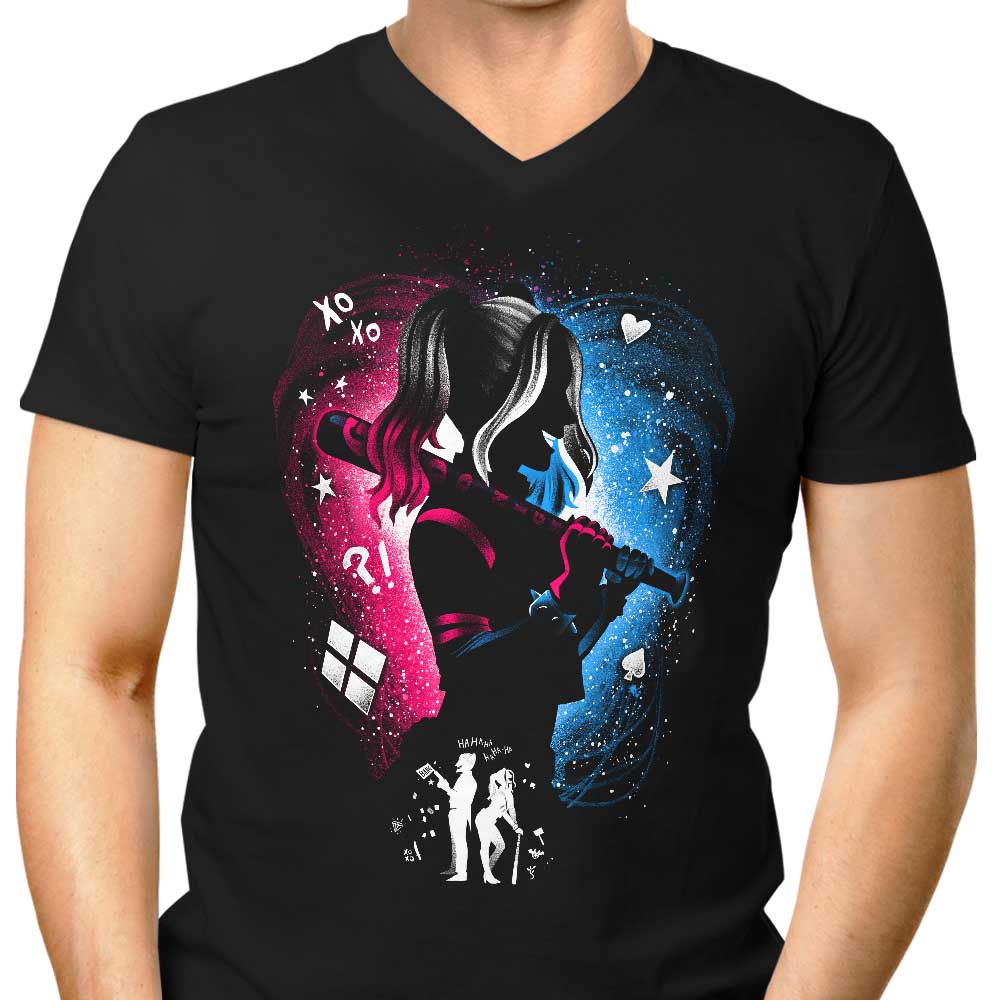 Men's Fashionable V-Neck T-Shirt - You're My Puddin'