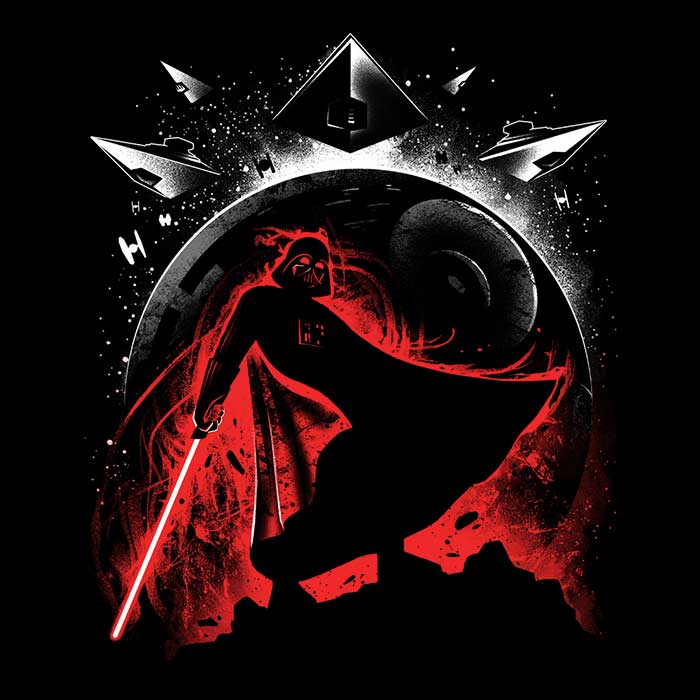 Astronomical Dark Side of the Galaxy - Men's and Women's Long Sleeve Cotton T-Shirt