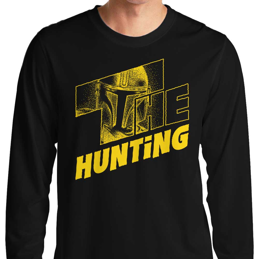 CappO Hunting-themed Long Sleeve Crewneck T-Shirt in S - 4XL Sizes
