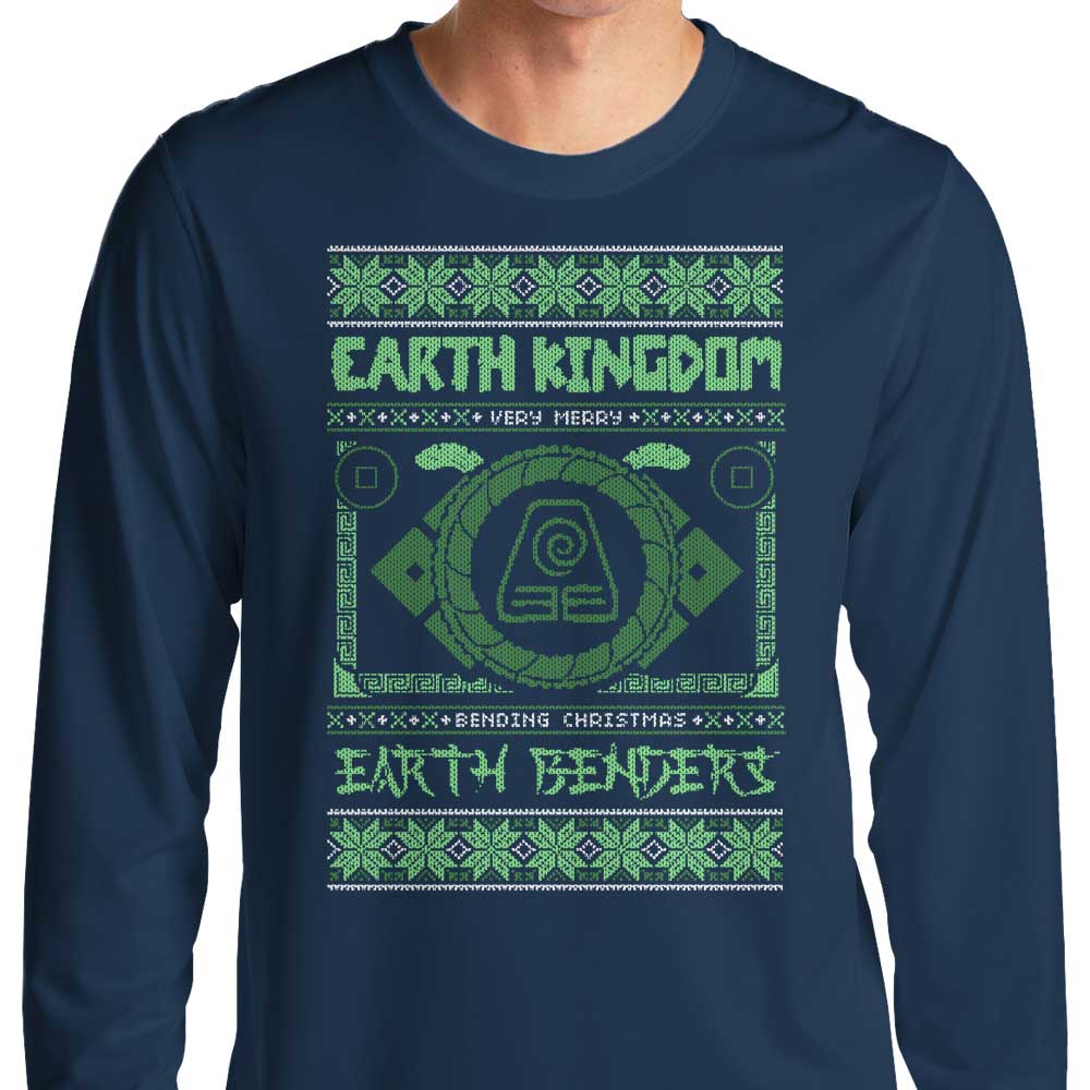 Unique Long Sleeve 'Ugly Earth' Crewneck Sweater T-Shirt